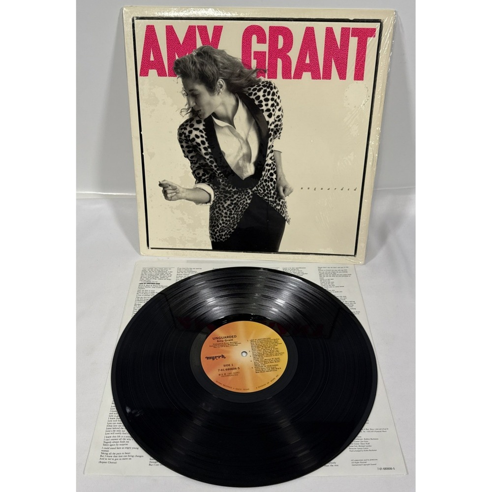 Amy Grant Unguarded Vinyl LP Record 12" 1985 Myrrh 7-01-680606-5 Pop CCM